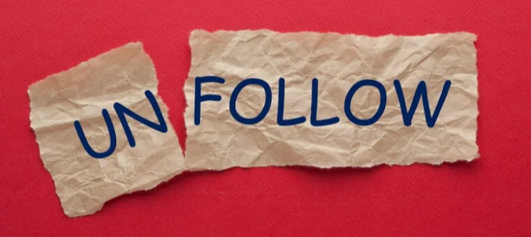 unfollow instagram