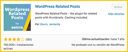 Wordpress Related post plugin