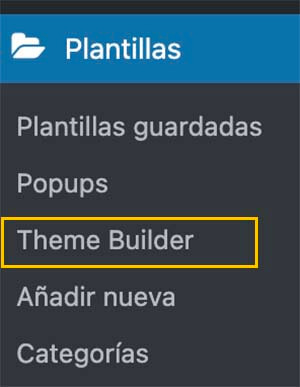 theme builder elementor pro
